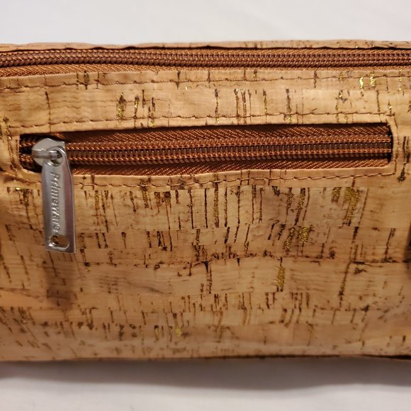 Gianni Bini Patent Leather Cork Platform Heels Size 8 & Primeware Cork Wine Bag - Picture 9 of 13